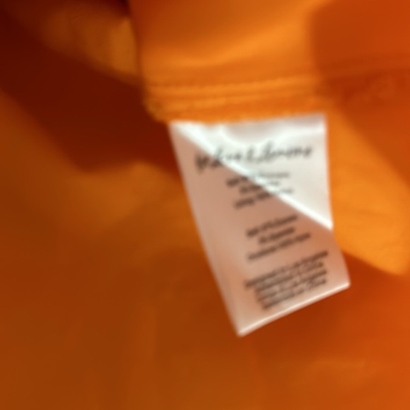 For Love and Lemons Clementine Dress Orange medium Flutter Sleeve Backless (SD2) - Picture 8 of 9